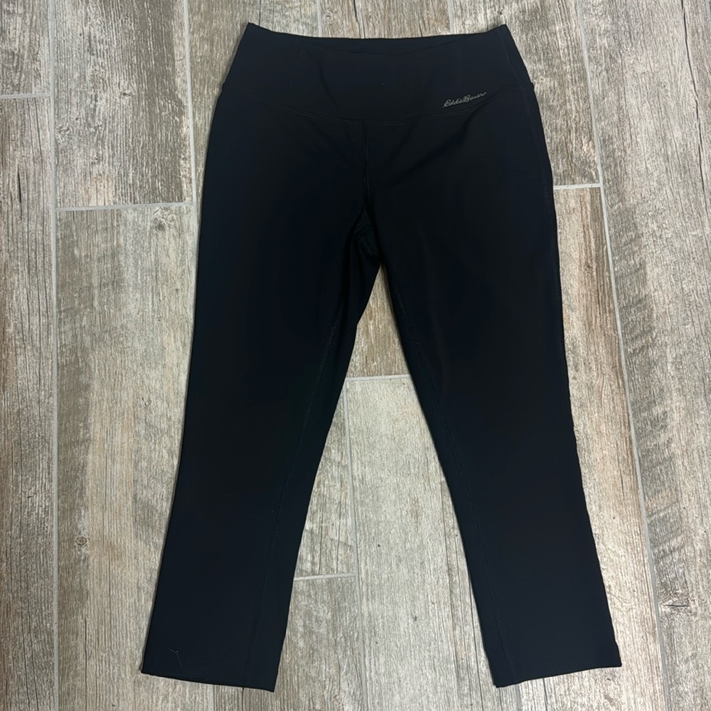 Eddie Bauer XS Black Capri Leggings